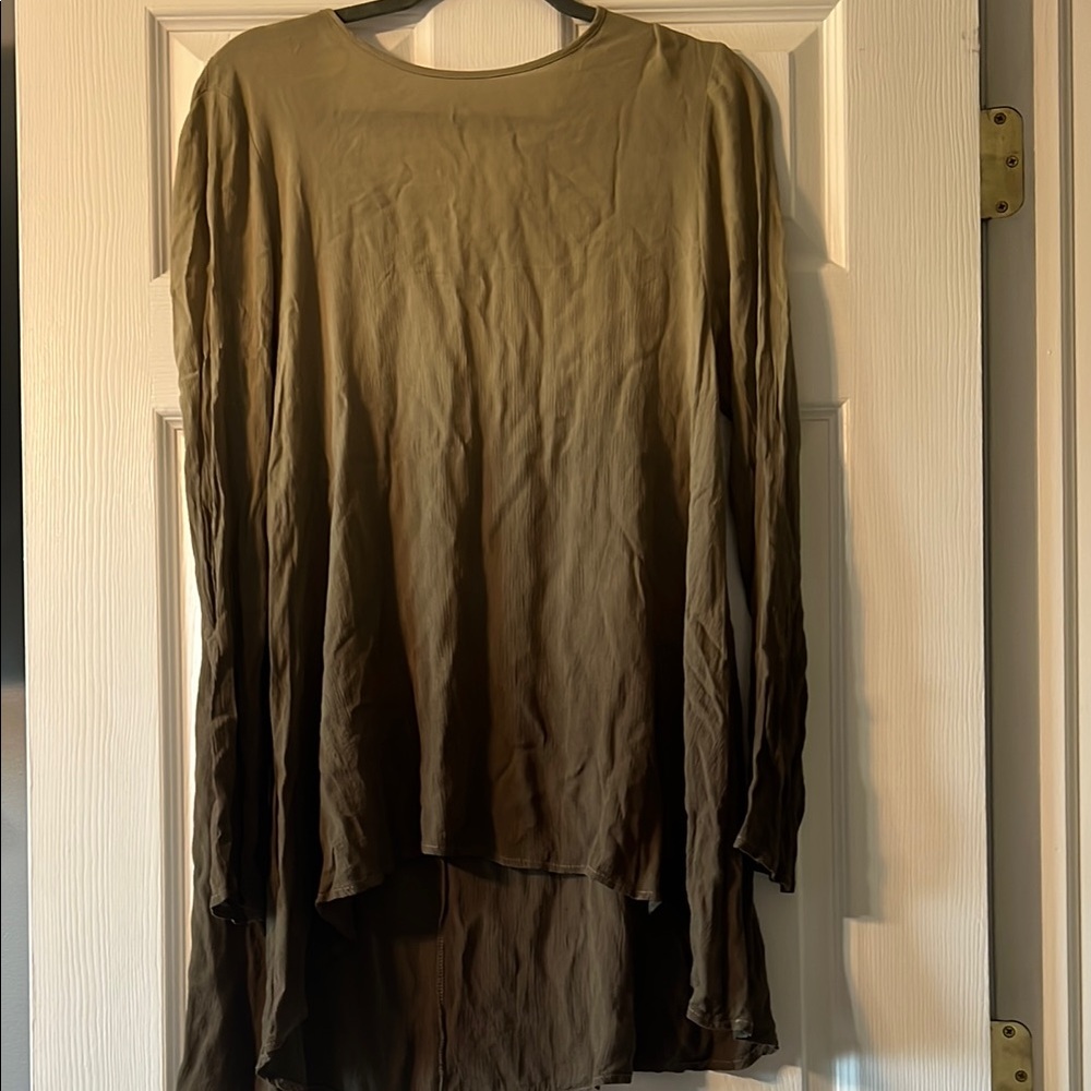 Final Touch Sage Green Top
